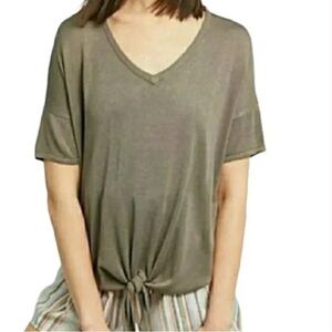 JOHN + Jenn tie front Valeriya top